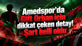 Amedspor’da Gift Orban için dikkat çeken detay! Şart belli oldu