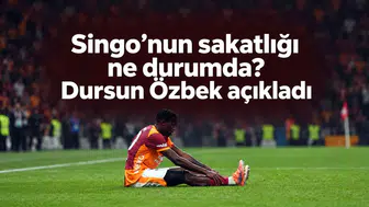 Singo’nun sakatlığı ne durumda? Dursun Özbek açıkladı