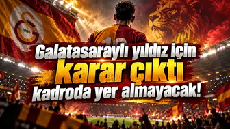 Galatasaraylı yıldız için karar çıktı kadroda yer almayacak!