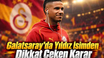 Galatasaray'da Yıldız Oyuncudan Dikkat Çeken Karar!