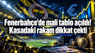 Fenerbahçe’de mali tablo açıldı! Kasadaki rakam dikkat çekti