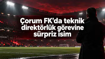 Çorum FK’da teknik direktörlük görevine sürpriz isim