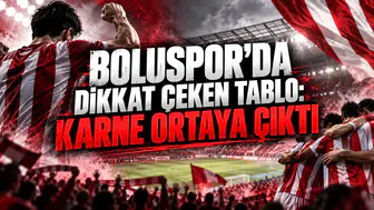 BOLUSPOR’DA DİKKAT ÇEKEN TABLO: KARNE ORTAYA ÇIKTI