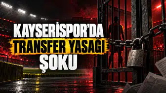 Kayserispor'da transfer yasağı şoku
