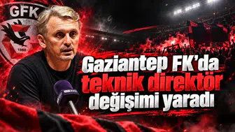 Gaziantep FK'da teknik direktör değişimi yaradı