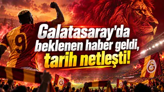 Galatasaray'da beklenen haber geldi, tarih netleşti!