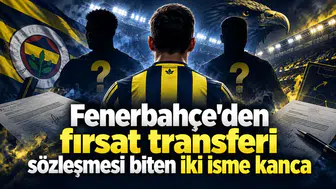 Fenerbahçe'den fırsat transferi sözleşmesi biten iki isme kanca