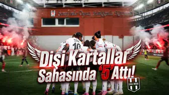 Dişi Kartallar sahasında "5" attı!