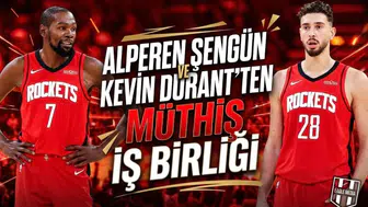 Alperen Şengün ve Kevin Durant'ten müthiş iş birliği