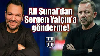 Ali Sunal'dan Sergen Yalçın'a gönderme!