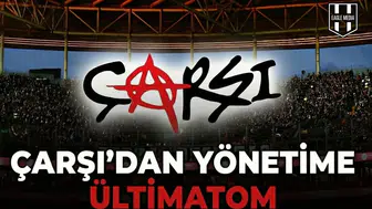 Çarşı’dan yönetime ültimatom