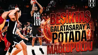 Beşiktaş  Galatasaray’a potada mağlup oldu