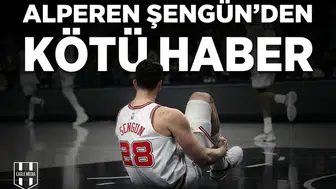 Alperen Şengün'den kötü haber