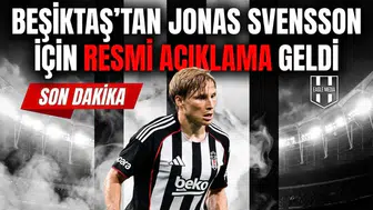 Beşiktaş’tan Jonas Svensson için resmi açıklama geldi