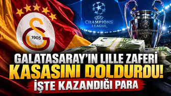 Galatasaray'ın Lille zaferi kasasını doldurdu! İşte kazandığı para