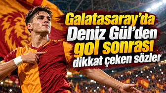 Galatasaray'da Deniz Gül'den gol sonrası dikkat çeken sözler