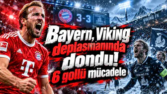 Bayern, Viking deplasmanında dondu! 6 gollü mücadele
