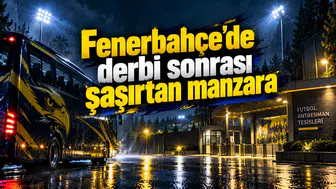 Fenerbahçe'de derbi sonrası şaşırtan manzara