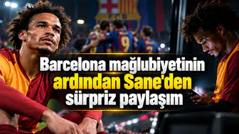 Barcelona mağlubiyetinin ardından Sane'den sürpriz paylaşım