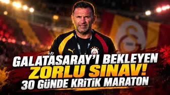 GALATASARAY'I BEKLEYEN ZORLU SINAV! 30 GÜNDE KRİTİK MARATON