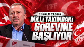 Sergen Yalçın Milli Takımdaki Görevine Başlıyor