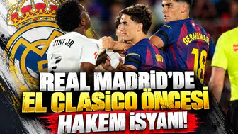 Real Madrid'de El Clasico öncesi hakem isyanı