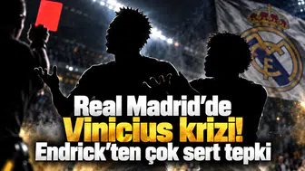 Real Madrid'de Vinicius krizi! Endrick'ten çok sert tepki