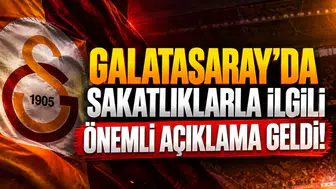 GALATASARAY'DA SAKATLIKLARLA İLGİLİ ÖNEMLİ AÇIKLAMA GELDİ!