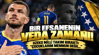 Bir Efsanenin Veda Zamanı! Dzeko Milli Takım Bıraktı: "Çocuklarım Memnun Değil..."