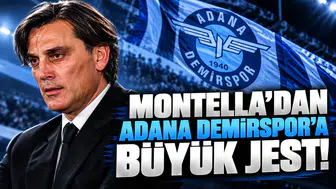 Montella'dan Adana Demirspor'a Büyük Jest!