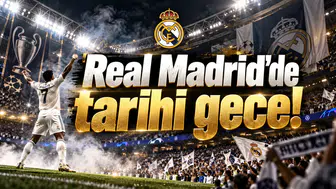 Real Madrid'de tarihi gece!