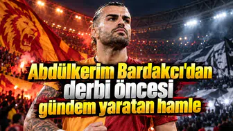 Abdülkerim Bardakcı'dan derbi öncesi gündem yaratan hamle