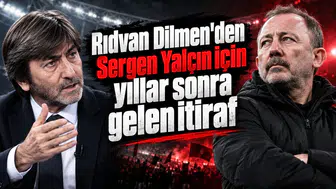 Rıdvan Dilmen'den Sergen Yalçın için yıllar sonra gelen itiraf