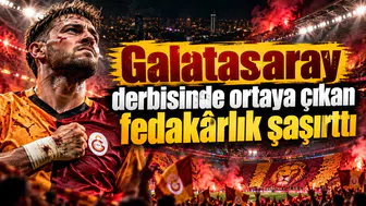 Galatasaray derbisinde ortaya çıkan fedakârlık şaşırttı