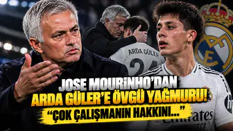 Jose Mourinho’dan Arda Güler'e Övgü Yağmuru! "Çok Çalışmanın Hakkını..."