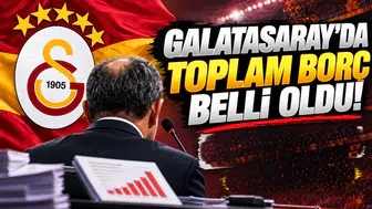 Galatasaray'da toplam borç belli oldu