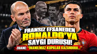 Fransız Efsaneden Ronaldo’ya Saygı Duruşu! Zidane: "İnanılmaz Kupalar Kazandırdı..."