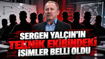 Sergen Yalçın'ın teknik ekibindeki isimler belli oldu