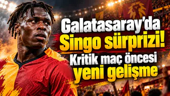 Galatasaray'da Singo sürprizi! Kritik maç öncesi yeni gelişme