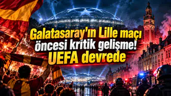 Galatasaray'ın Lille maçı öncesi kritik gelişme! UEFA devrede