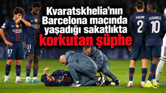 Kvaratskhelia'nın Barcelona maçında yaşadığı sakatlıkta korkutan şüphe