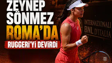 Zeynep Sönmez Roma'da Ruggeri'yi devirdi
