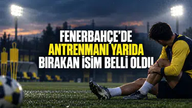 Fenerbahçe’de Antrenmanı Yarıda Bırakan İsim Belli Oldu