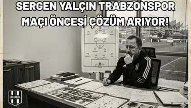 Sergen Yalçın Trabzonspor maçı öncesi çözüm arıyor!