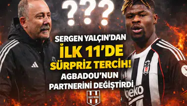 Sergen Yalçın'dan ilk 11'de sürpriz tercih! Agbadou'nun partnerini değiştirdi