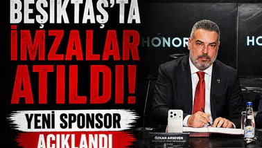 Beşiktaş'ta imzalar atıldı: Yeni sponsor açıklandı