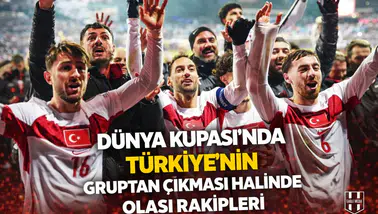 Dünya Kupası'nda Türkiye'nin gruptan çıkması halinde olası rakipleri