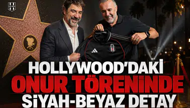 Hollywood'daki Onur Töreninde Siyah-Beyaz Detay