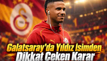 Galatasaray'da Yıldız Oyuncudan Dikkat Çeken Karar!