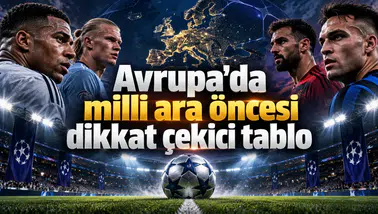 Avrupa'da milli ara öncesi dikkat çekici tablo!